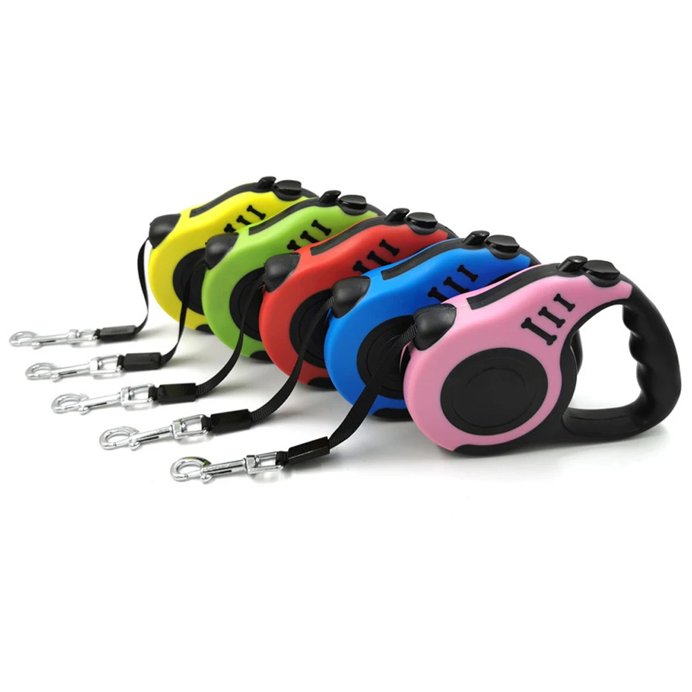 Automatic Extendable Traction Training Pet Rope Lead Heavy Duty Retractable Dog Leash