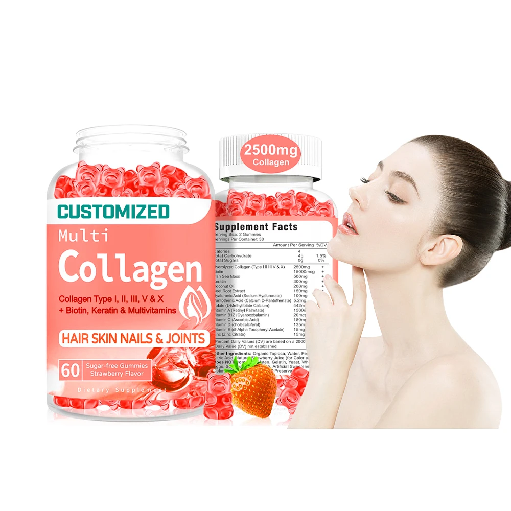Surprise Price collagen biotin softgel fish collagen peptide powder collagen gummies for hair care