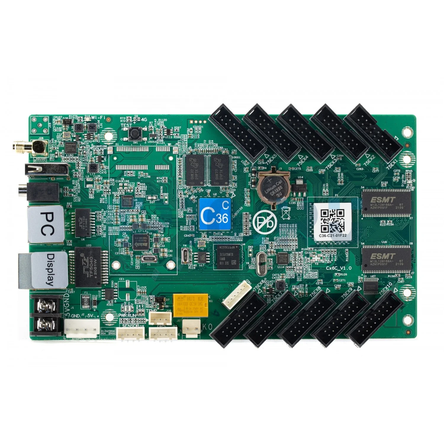 Async 4g/wifi control LED controller  HD-C16/C16C/C36/C36C Asynchronous LED Display Screen Huidu WIFI Control Card