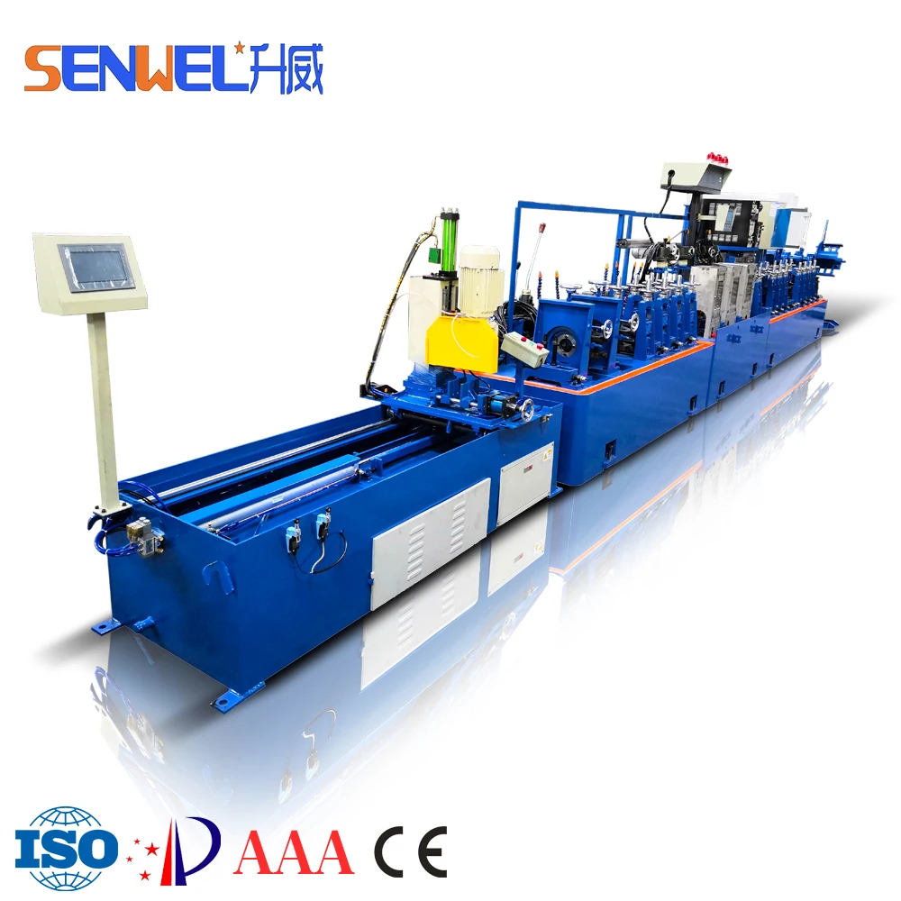 SENWEL Stainless Steel Pipe Making Machine Factory Price Tube Mill for Decorative Furniture Pipe