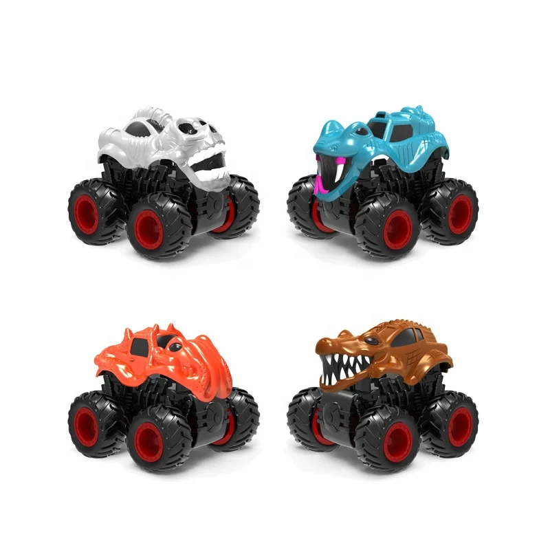 Hot Sale Children 4WD Friction Power Off-Road Vehicle Truck Kids Mini Model Inertia Truck For Children