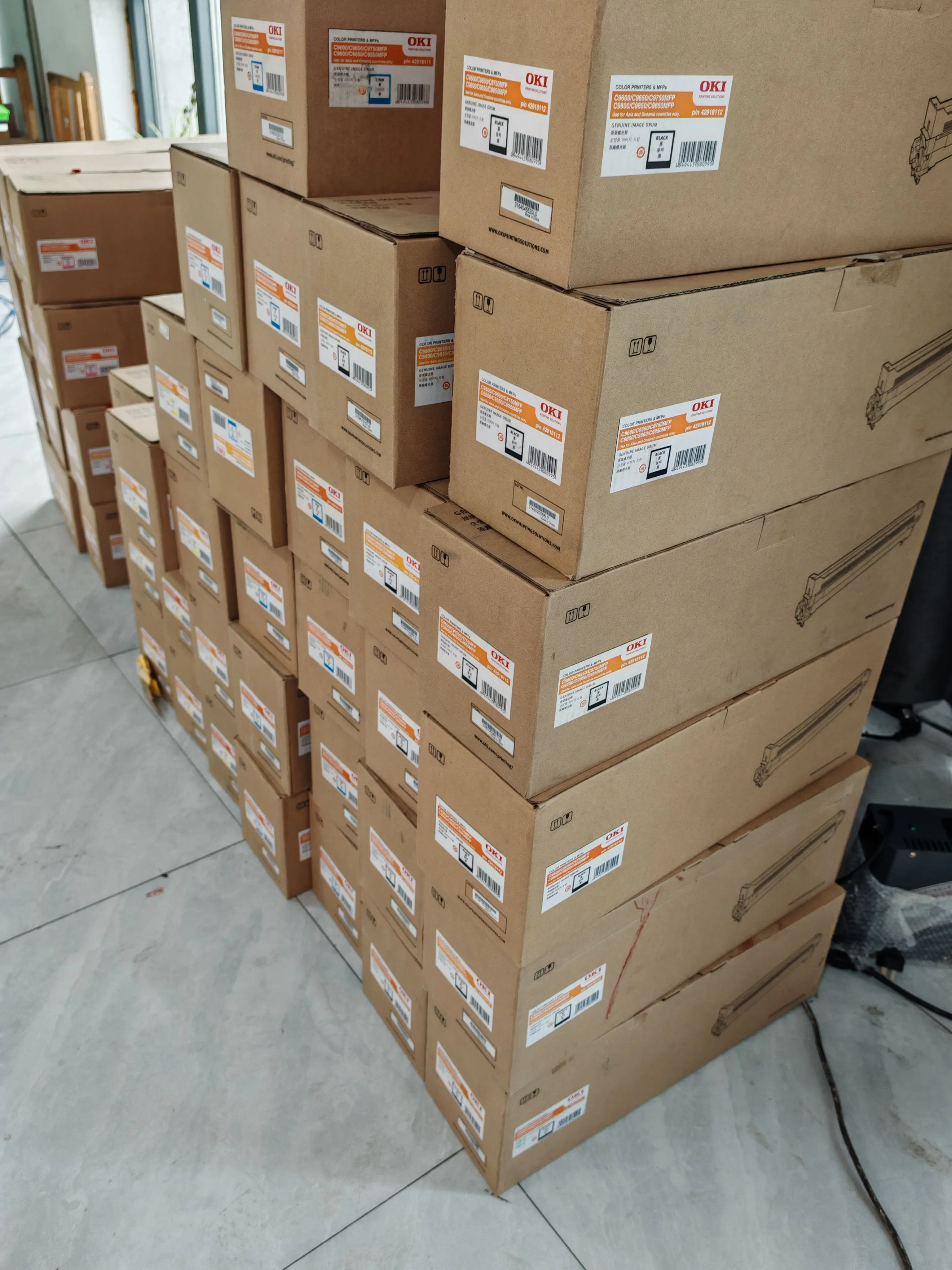 Office supplier for OKI C9600 c9650 9800 9850 original powder box