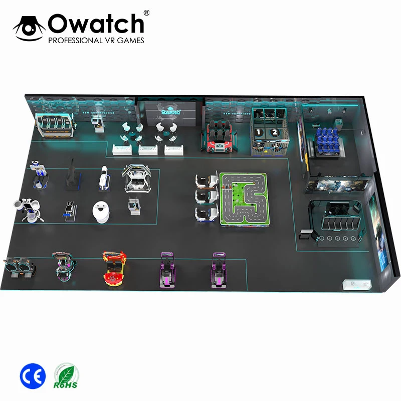 New VR Business Interactive virtual reality game machine simulator VR Theme Park adults children