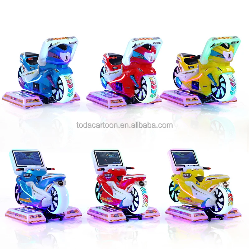 Toda crane machine Kids Speed Moto Game Machine Indoor Kiddie Rider Motorbike kids motorcycle simulator