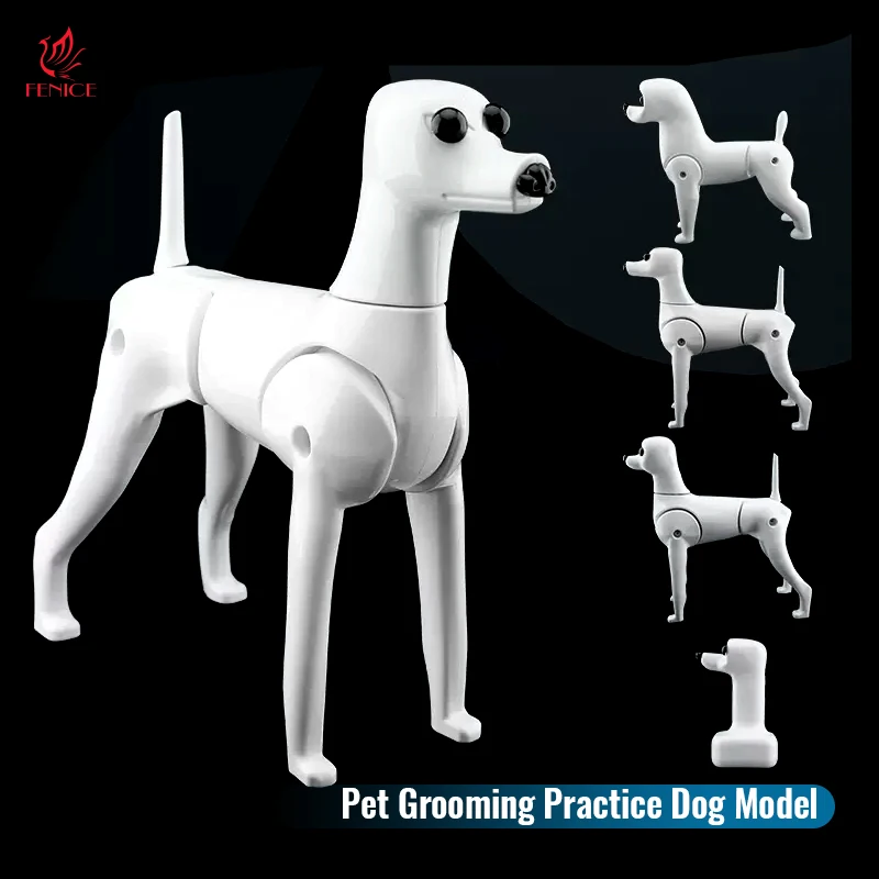 Pet Supplies Poodle Teddy Professional Beauty Simulation Faux Dog Hair Model Teddy For Grooming Practice Pet Faux Hair Fur Wig