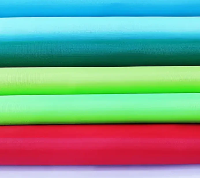 Wholesales high quality 100% polyester Chinese factory 190T taffeta PVC for raincoat fabric