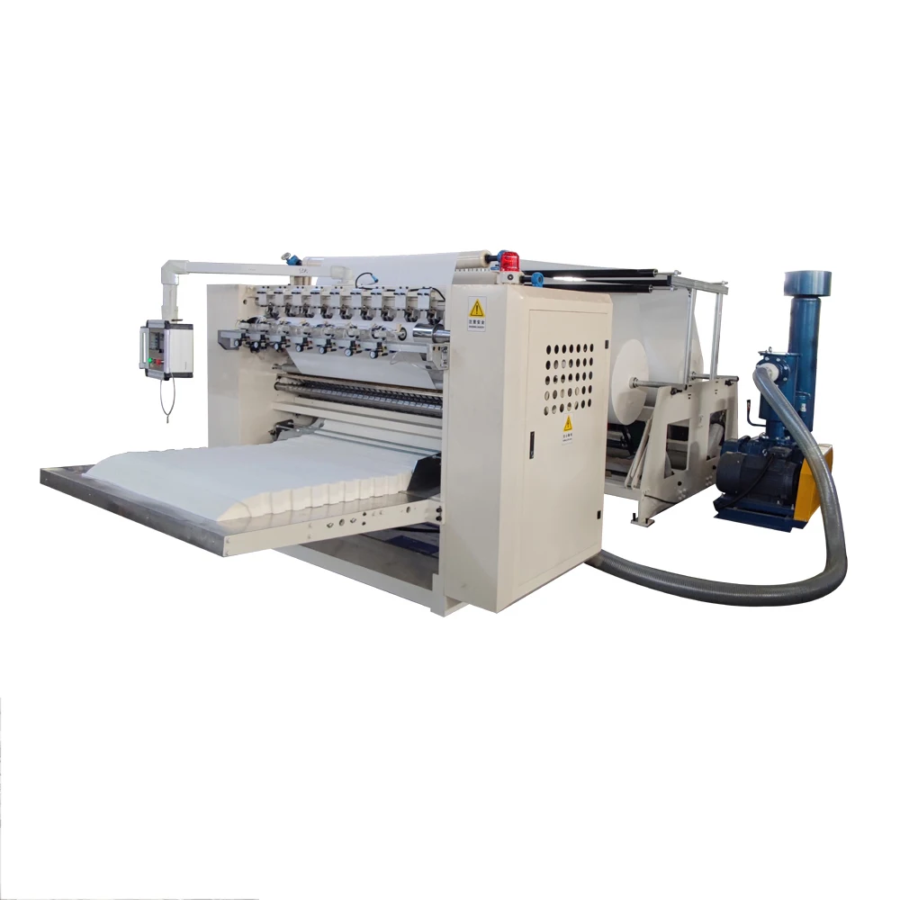 6 Lines automatic facial tissue paper making machine embossing counting folding cutting machinery