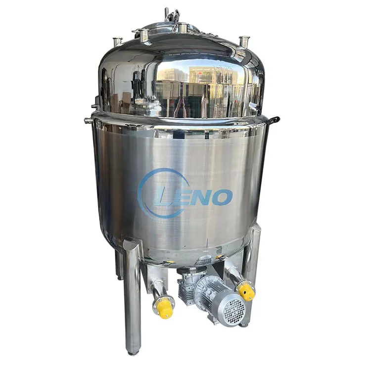 SS304 316 Double layers  Cooling jacket hot water electrical heating heated jacket tank