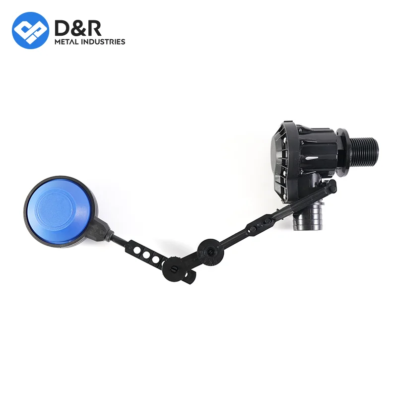 D&R new size plastic ball plastic mechanical small ball float valve shut-off cheap price floating ball valve dn15 for water tank