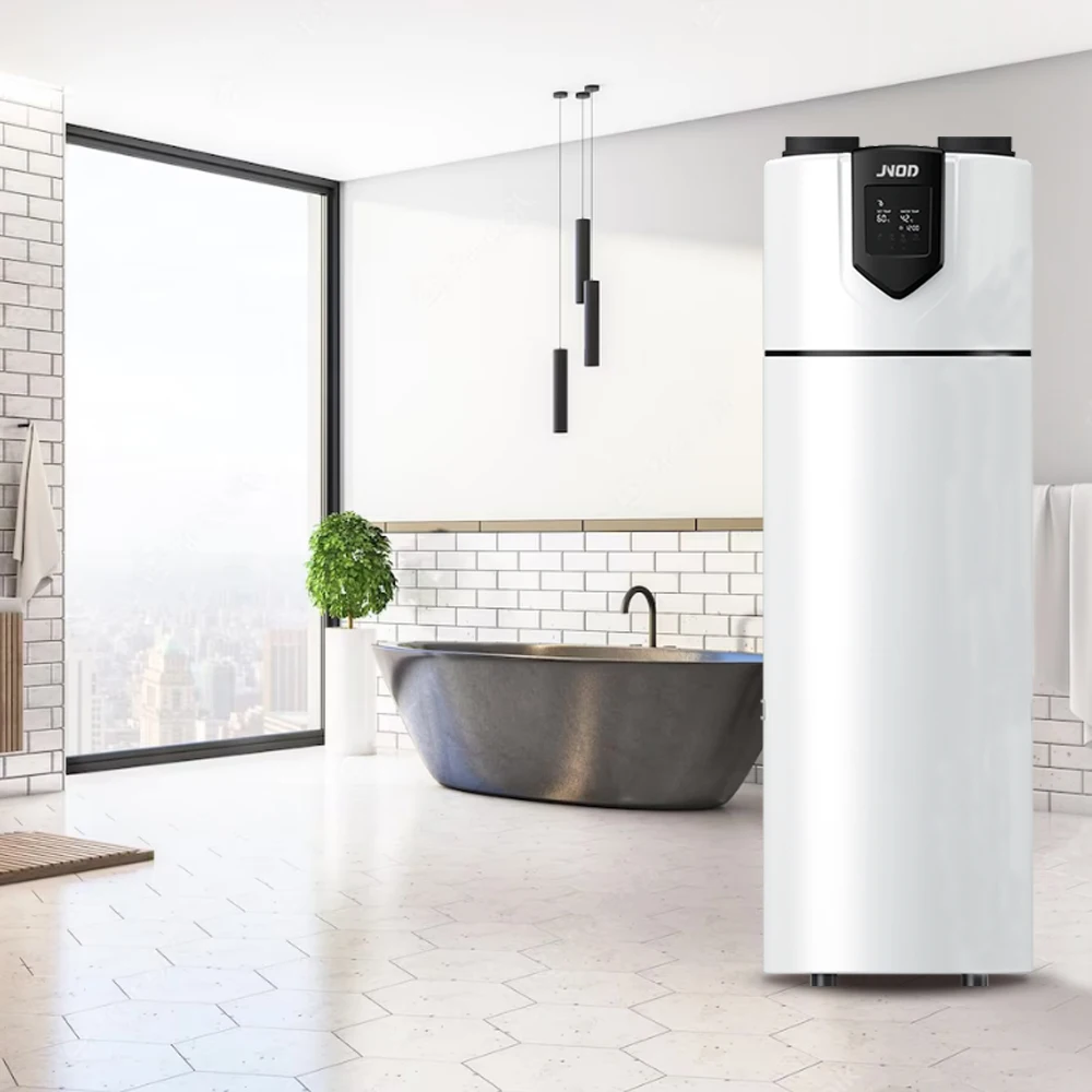 R290 All in One Air Source Heat Pump Water Heater 200L/300L with Micro Channel