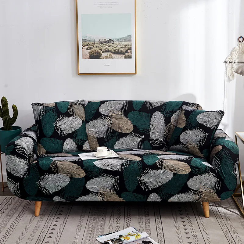 Luxury Sofa Cover Elastic Sofa Cover Print Floral Single-seater Sofa Cover