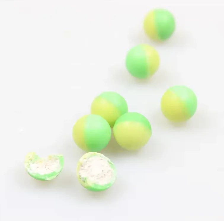 China Factory Wholesales Hot Sale 0.68 Caliber Multi-color Paintball Poederballs powder Bullet