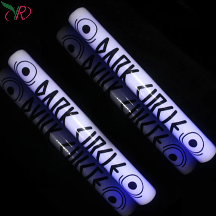 19 Inch Multicolor Flashing Led Foam Stick /Led Sponge Stick /Led Light Up Baton Custom Led Foam Sticks Led Usb Stick