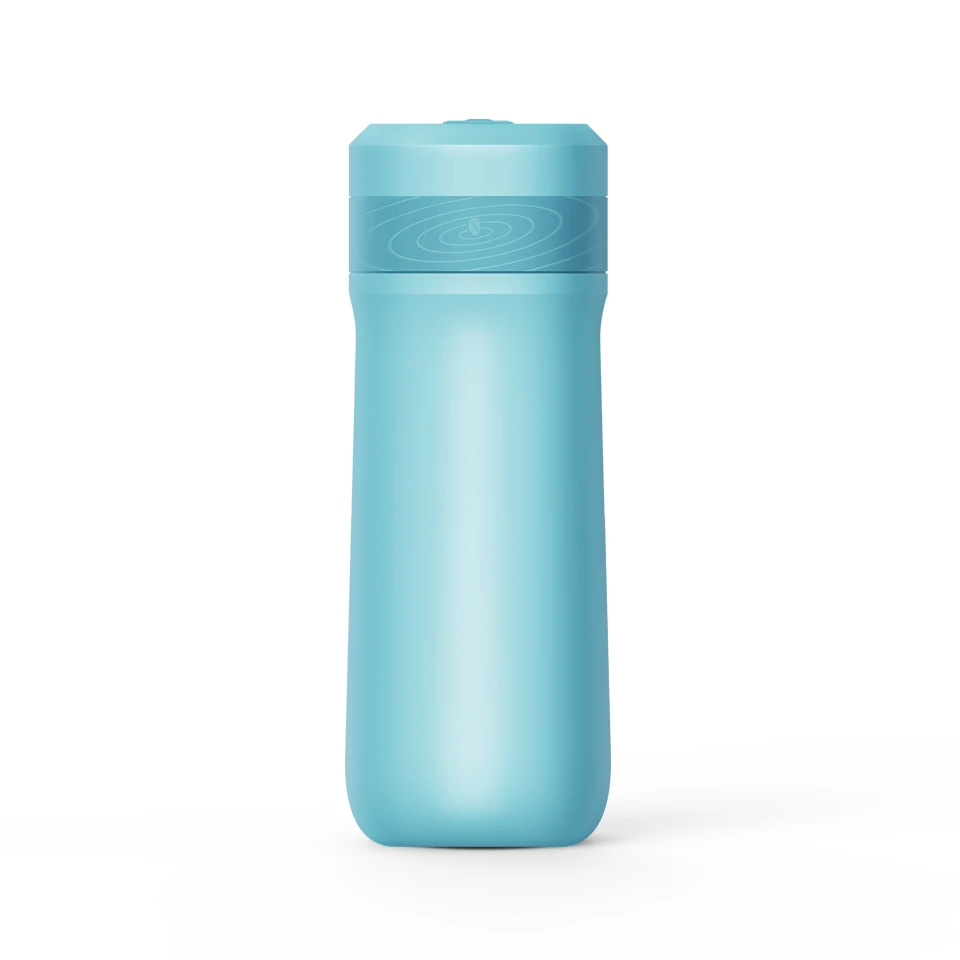 Hot sell double wall insulated stainless steel 320ml 2 IN 1 vacuum french press travel mug  wholesale tea maker Gasket Filter