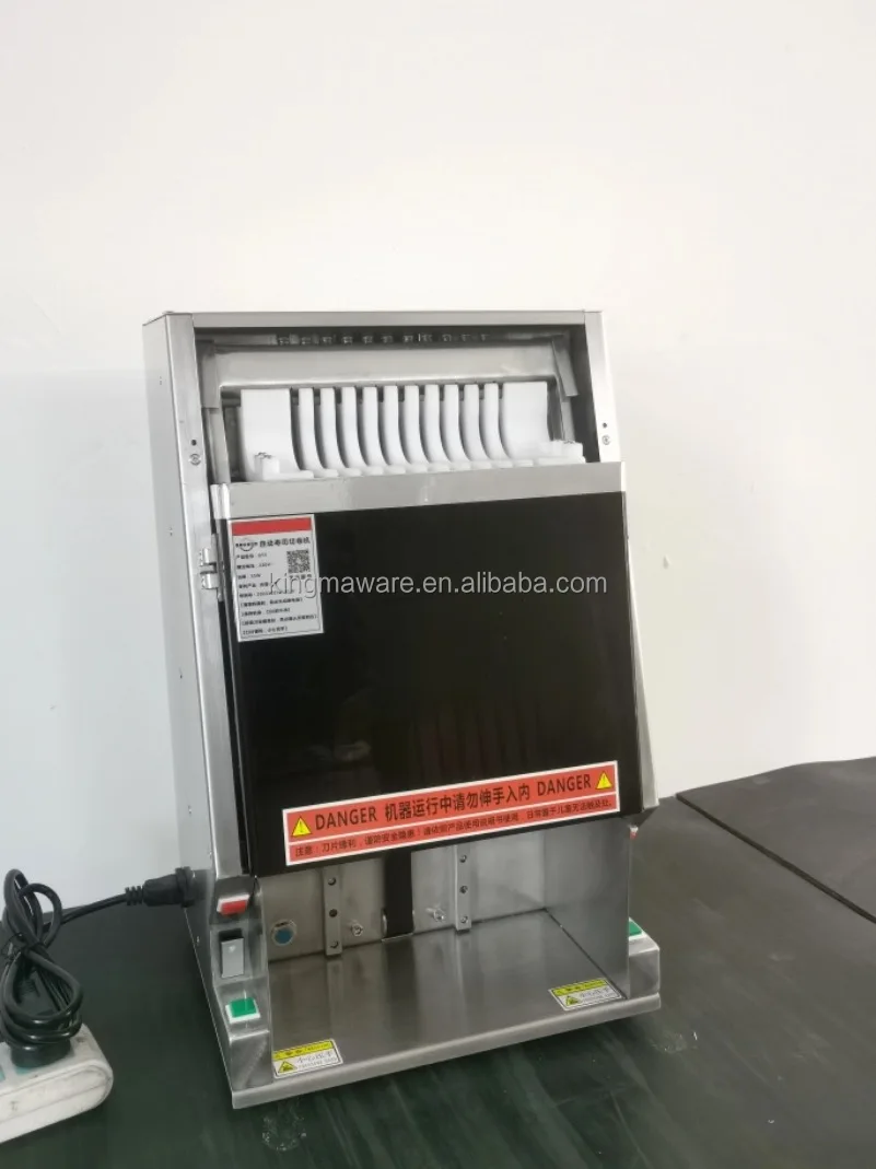 Safe And Efficient Automatic California Roll Sushi Cutter Machine Commercial Desktop Seaweed Machine