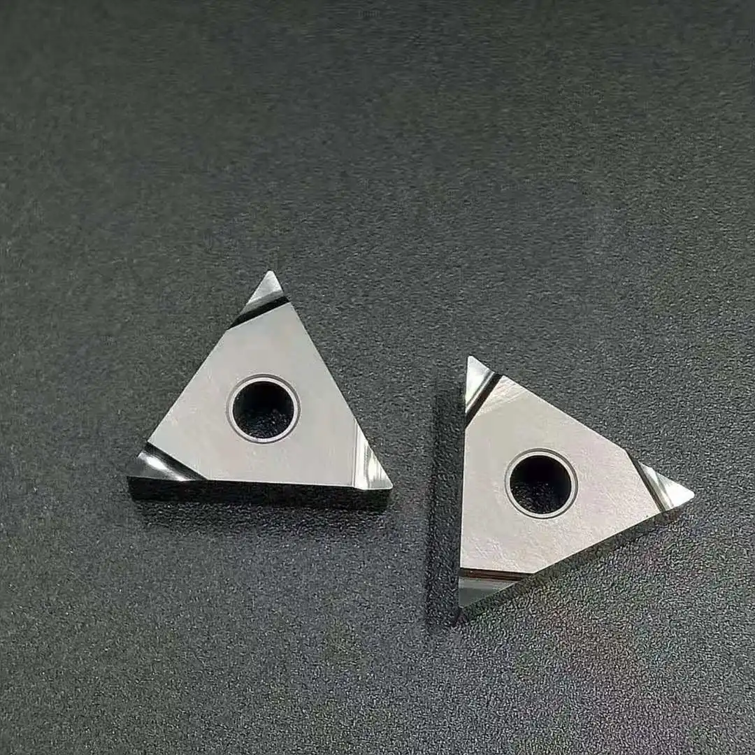 Triangle fine turning ceramic blade with high finish and smooth chip removal TNGG160402/04R-F1 MC1020