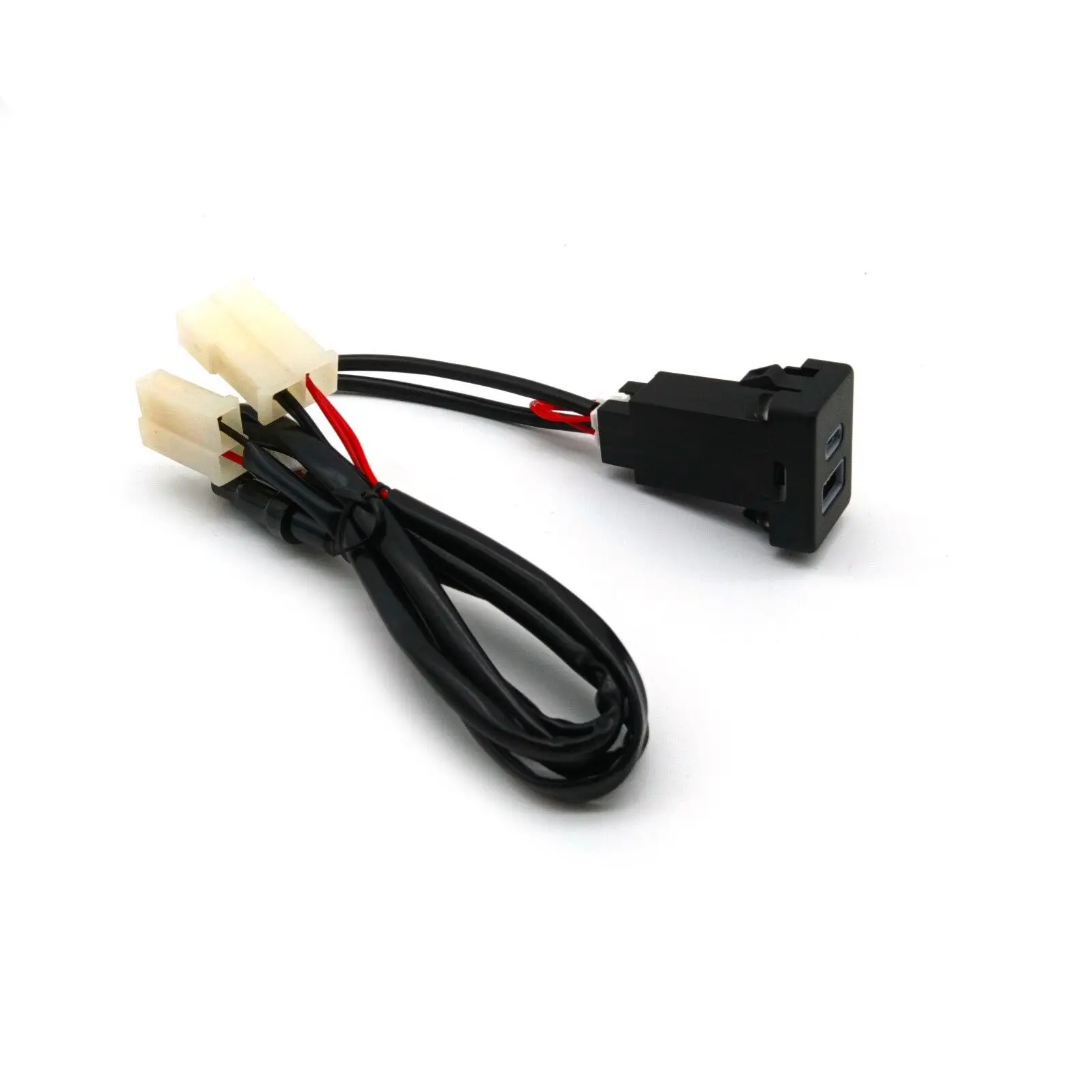 Car Charger PD QC3.0 Fast Charge Type c USB Port Socket Fast Charging with LED Light