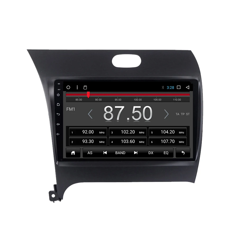 Android IPS Screen Car Radio 10.0 1din 9inch with Carplay Gps for Kia Cerato 2017 1din Slim Type Car Audio Player 2013-2016 16GB