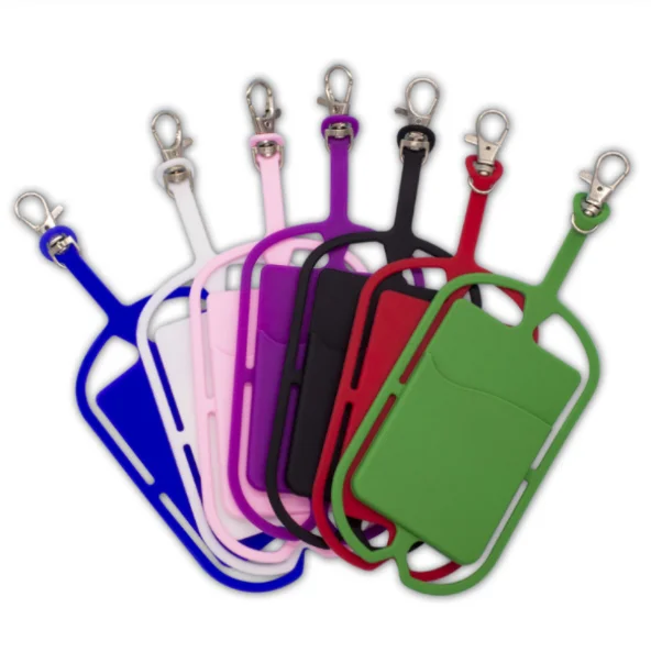 
Colorful Phone Security Neck Strap Mobile Phone Harness Silicone Rope Lanyard mobile phone neck strap hang rope 
