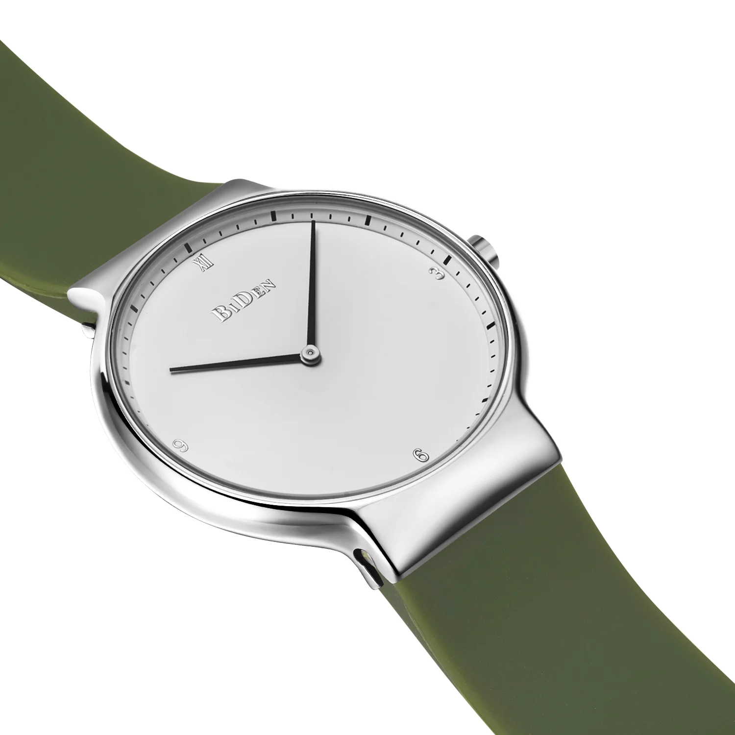 
factory wholesale cheap minimal silicon quartz watch 