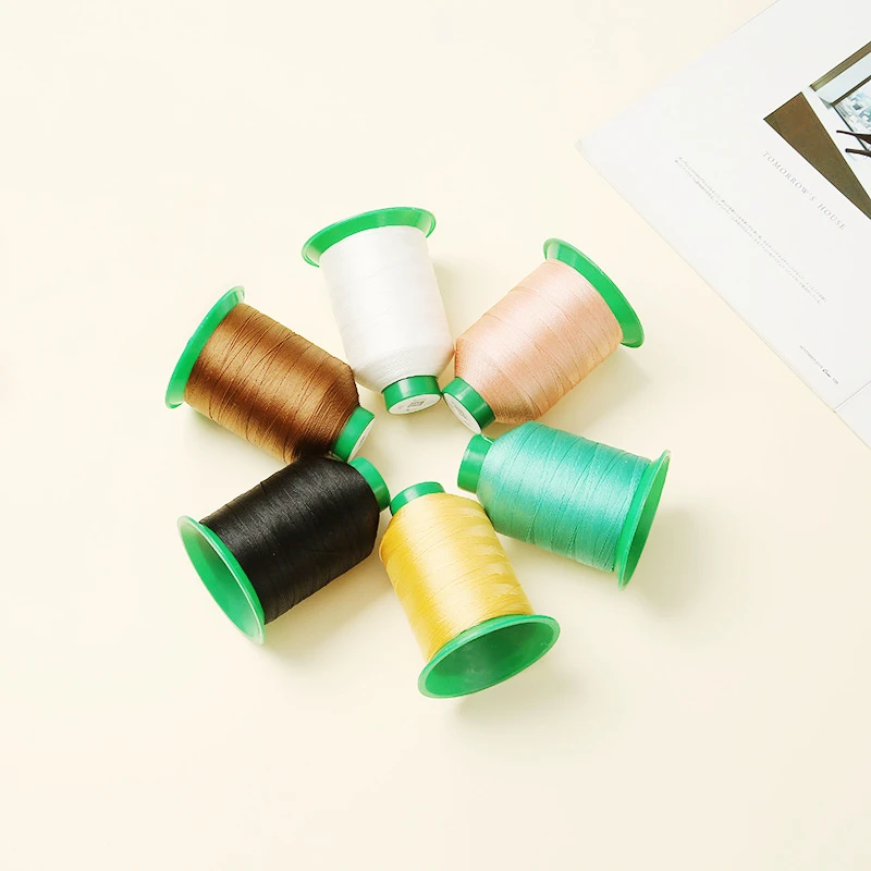 GRS Certified Nylon6.6 Recycled Bonded Sewing Thread 1050D/3 Continuous Filament N6.6 For Leather and Luggage