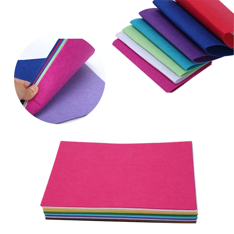 Non Woven Fabric Roll Roofing Felt Waterproof Materials 100% Polyester Fiber Fabric Felt Craft Wholesale
