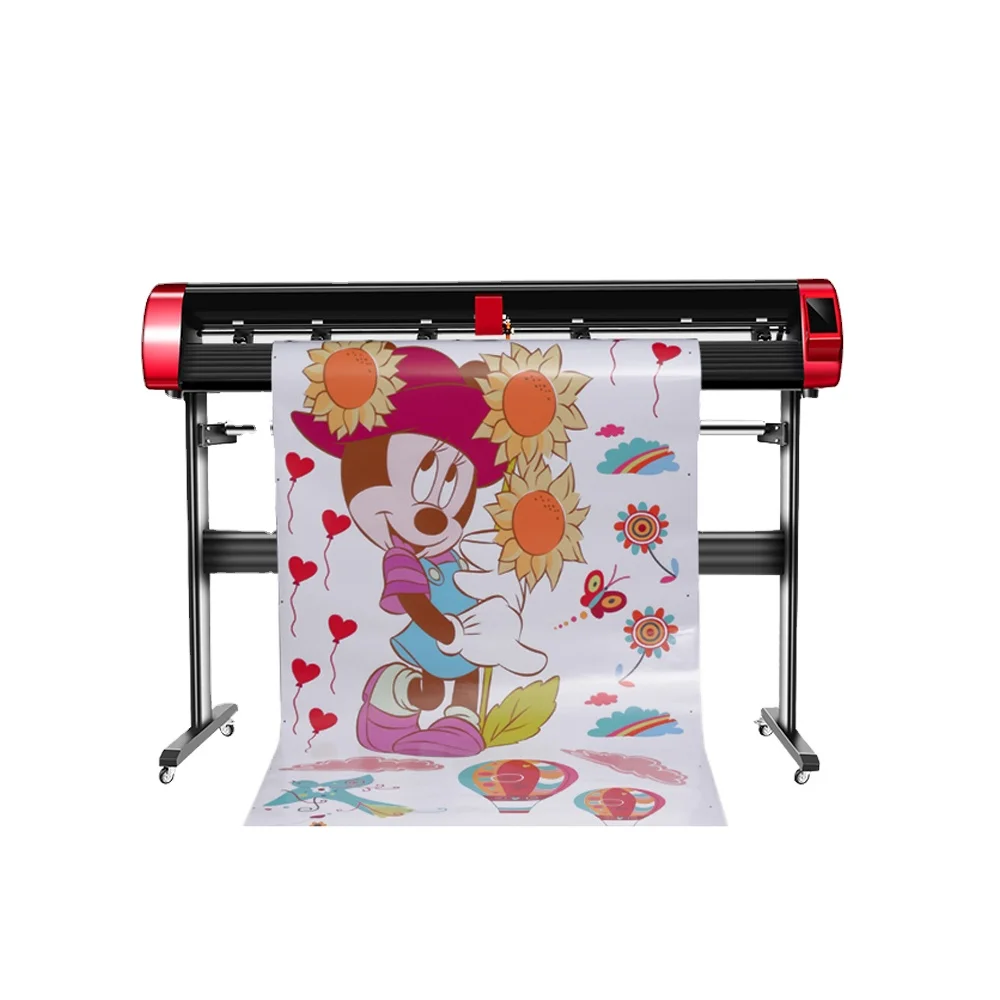 Gwin V24 High-Pressure Electric Cutting Plotter with Multi-Color Camera Positioning for Construction Printing Shops