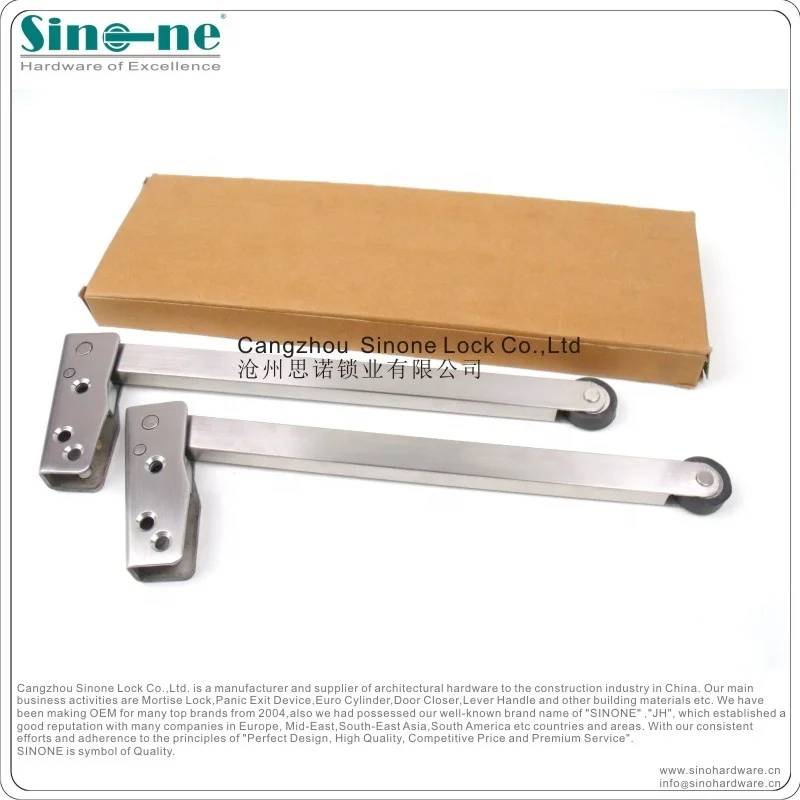 Stainless Steel 304 Universal Fire Door Selector Coordinator for Double Door