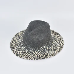 Воздухопроницаемая соломенная шляпа унисекс, Пляжная фетровая шляпа от солнца, для улицы, для мужчин и женщин, весна-лето