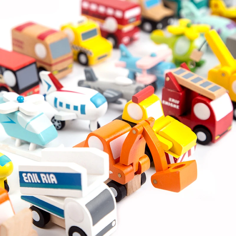 Special Gift Factory Price Entertainment kids play pretend wooden toy car