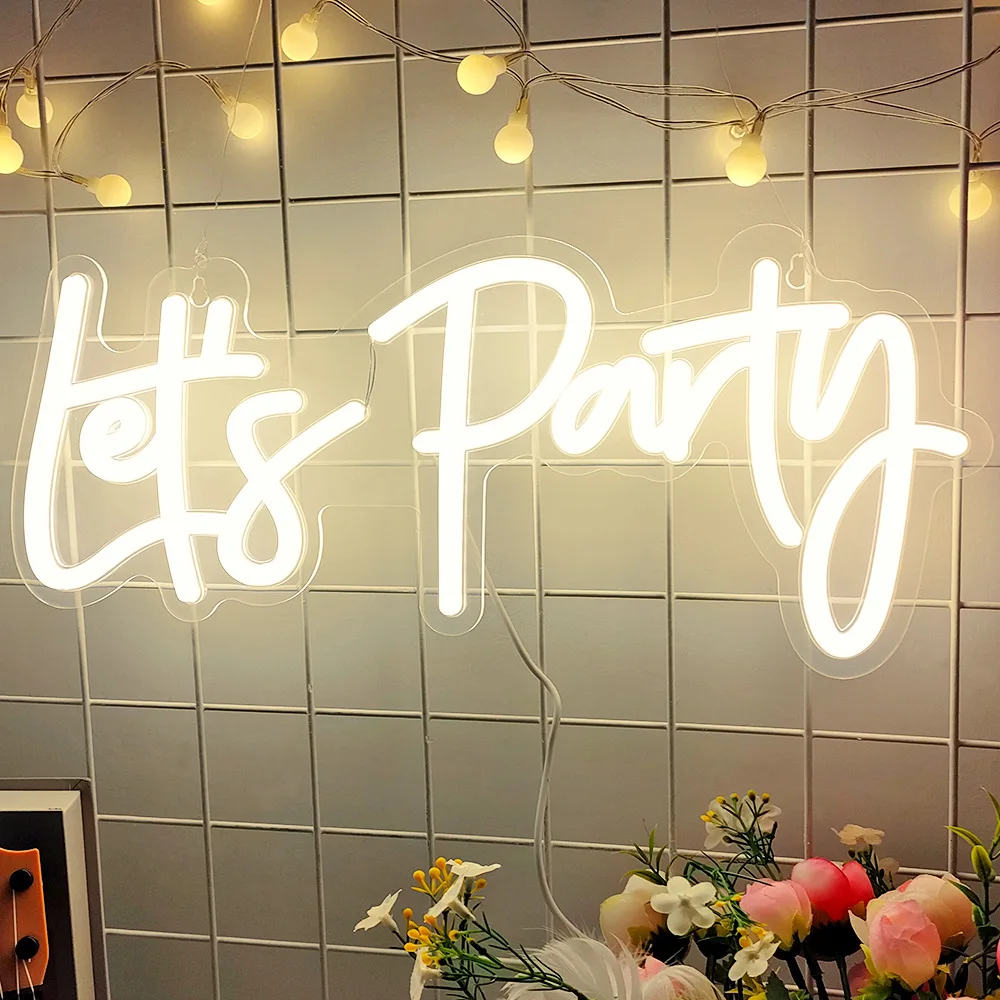 Custom outdoor acrylic neon signs love wedding neon sign party LED Neon Signs Letters