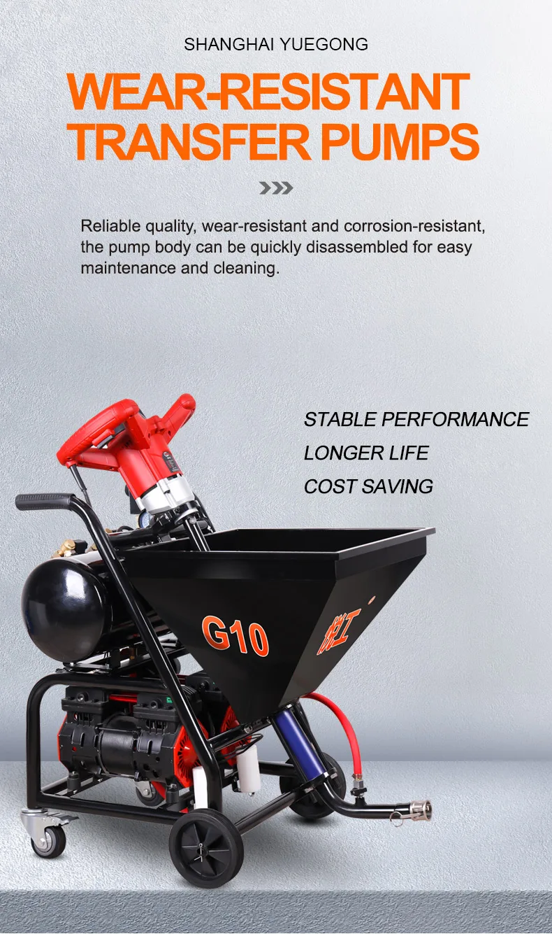 polyurethane spray equipment water based  pu injection grouting pumps polyurea grout injection machine wall putty machine