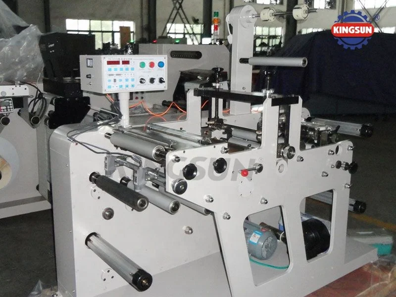 DK-320G Model Label Slitter Rewinder Machine with Rotary Die Cutting