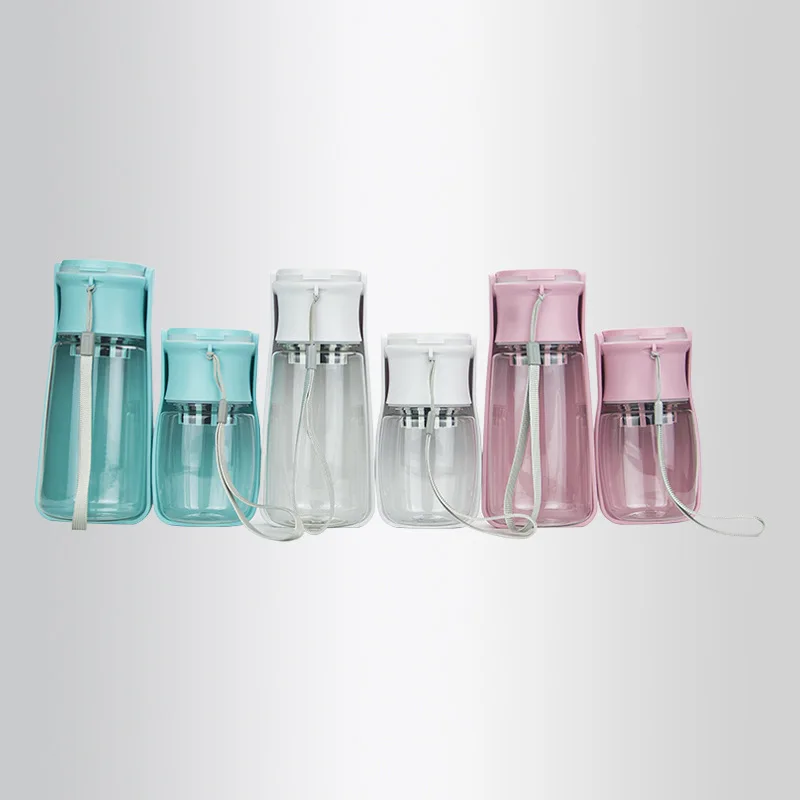 Innovative design convenient to go out pet portable water bottle collapsible dog water bottle dog water bottle