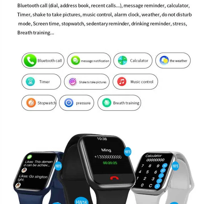 2021 оптовая продажа вызова воспроизведения музыки reloj inteligente водонепроницаемый 44 мм браслет iwo relogio Смарт часы Серия 6 Smartwatch
