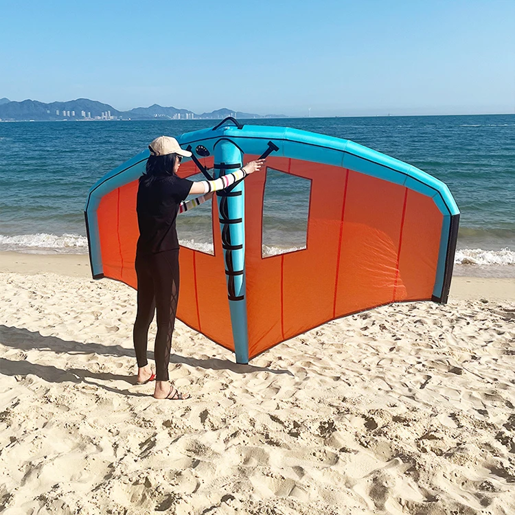 GY new product inflatable kitesurfing big wind weight light quality good nylon polyester dragon fabric hydrofoil inflatable boar