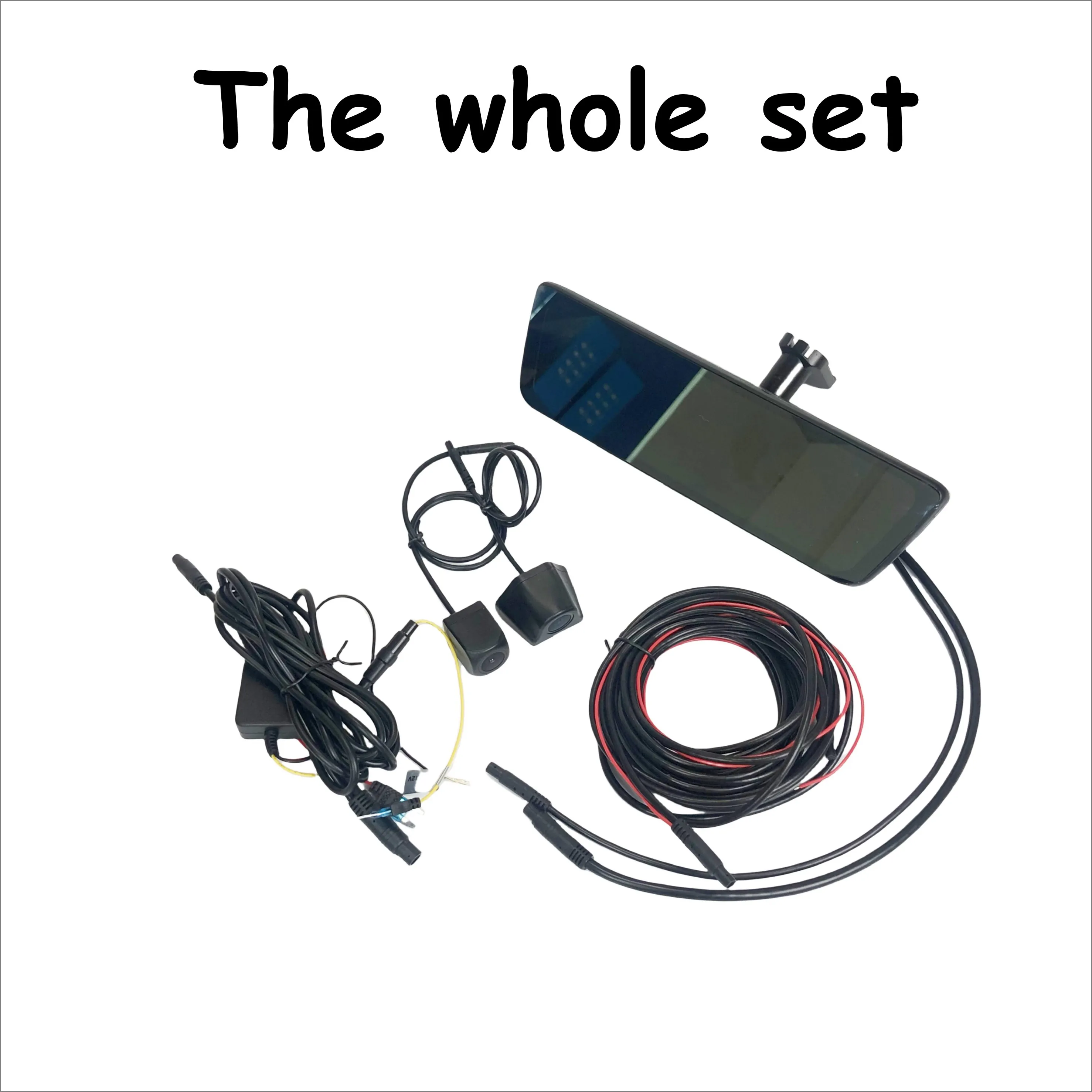 9.66 Inch 1080P WIFI Touch Screen Dual camera Car DVR Recorder Carplay Android Auto Dashcam