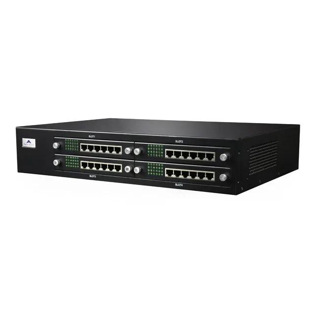New Rock  MX120G Gateway Series With Dual RJ21 96 Ports Fxo VOIP Gateway
