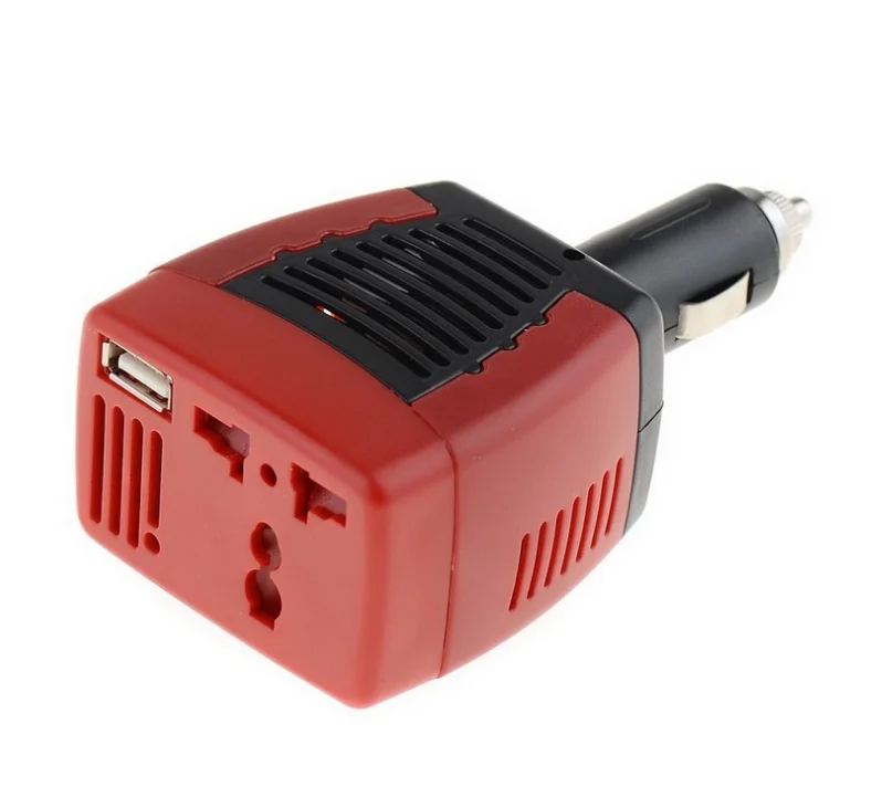 75W Power Inverter DC 12V to 220V/110V AC Car Inverter Power Converter