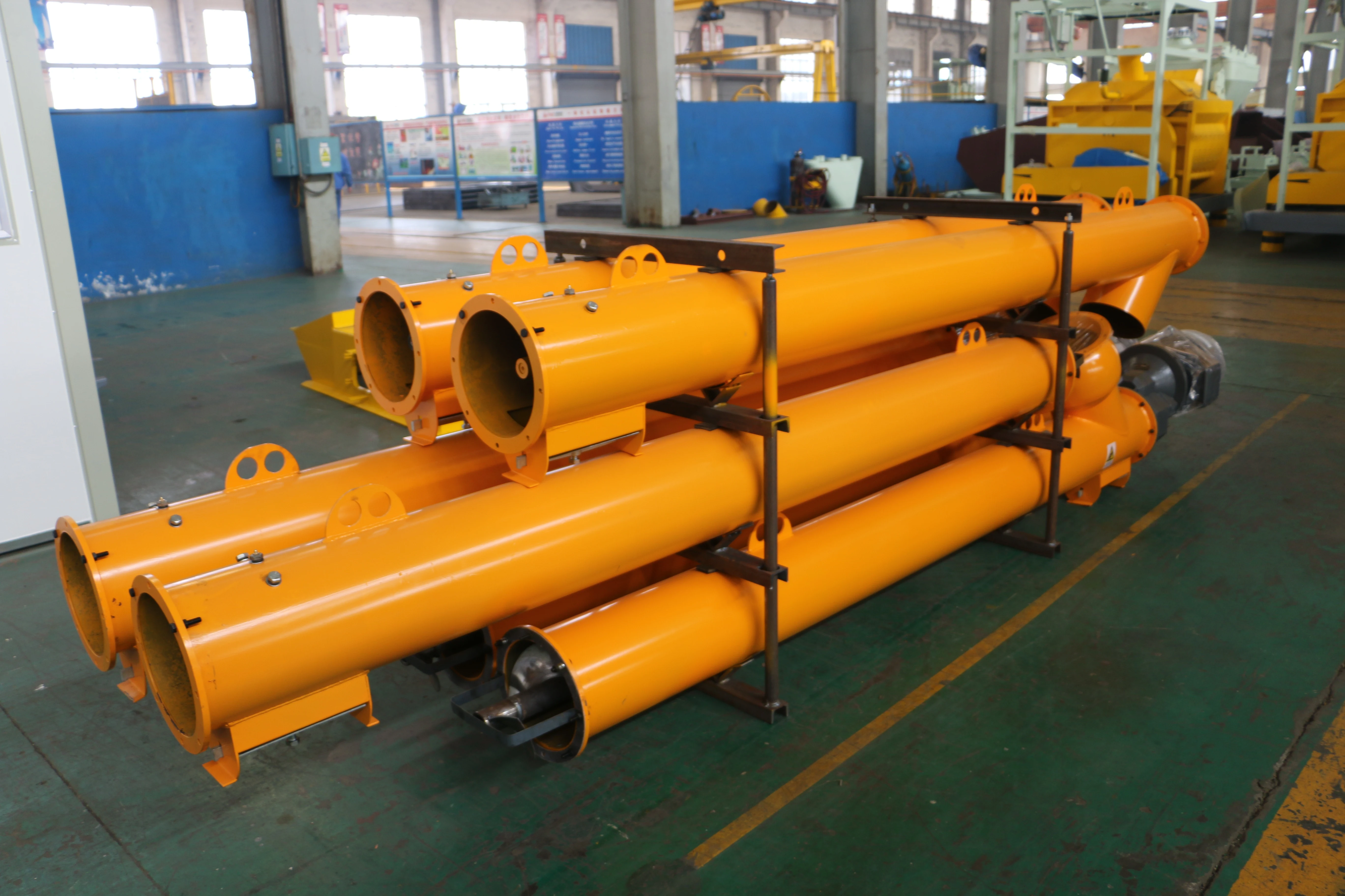 12M Spiral machine Screw Conveyor and Feeder system for fly-ash, filler dust, silica fume, cement,dry plasters, sand