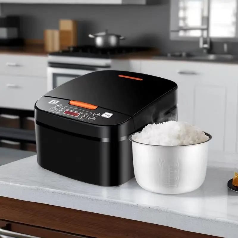 In stock 2023 Easy to Operate Safety Valve Food Steamer Smart 5L Silver Crest Electric Rice Cooker