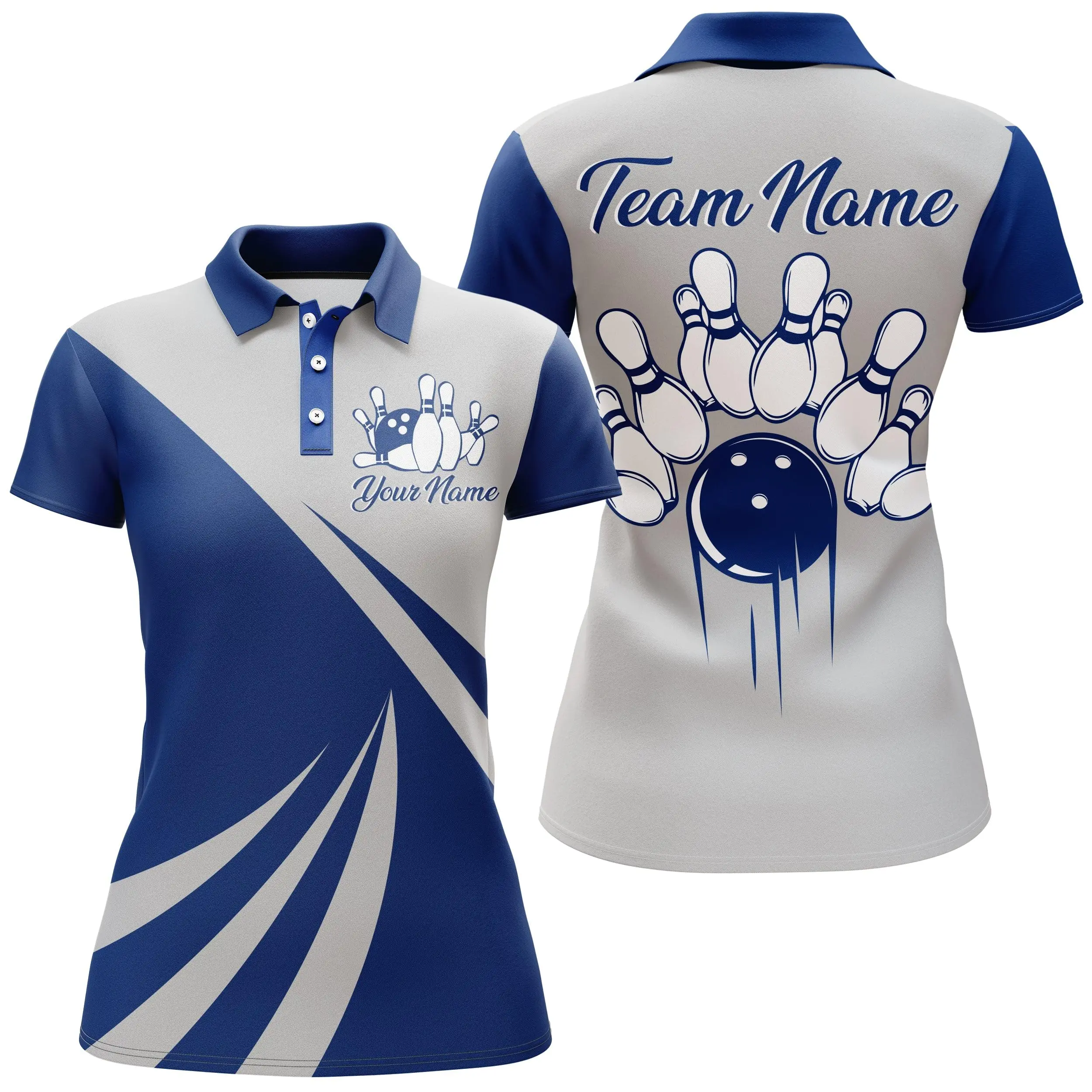 Custom Sublimated Personalized Team Logo Bowling Shirts Jersey