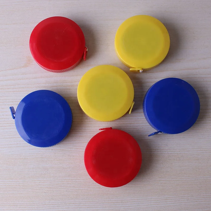 1.5m 60 inch Soft Tape Measure Sewing Accessory Double Face Printing Colorful Small Case Measuring Tape