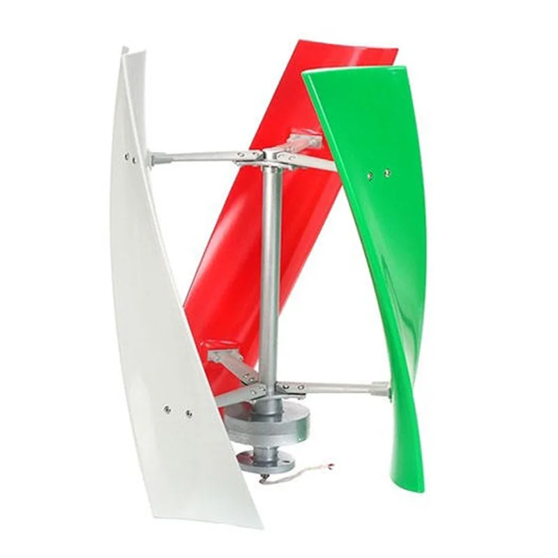 Home Solar System High Power Roof 5kw 10kw Vertical Wind Turbine Generator Inverter