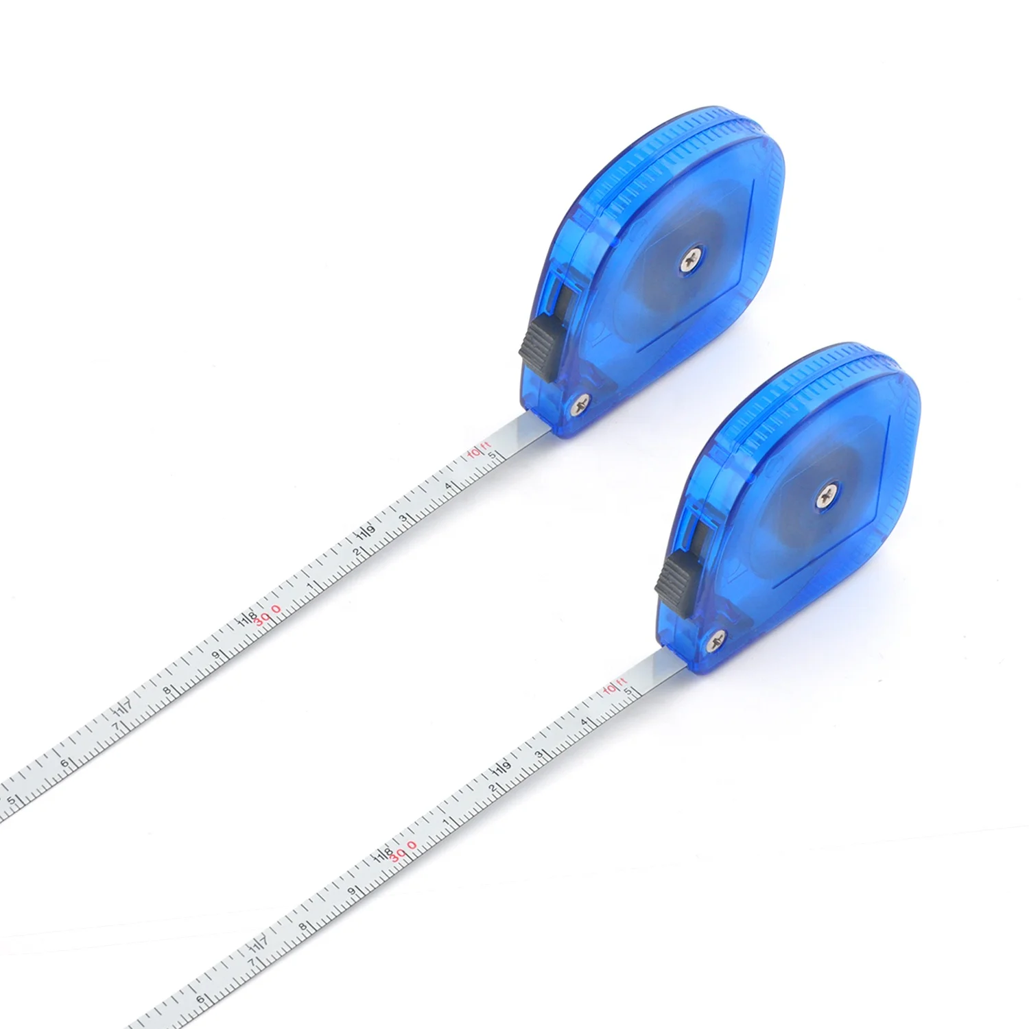Wintape Cheap  10 Feet Mini Transparent Plastic Shell Steel Flexible Rule Retractable Dust Resistant Steel Tape Measuring