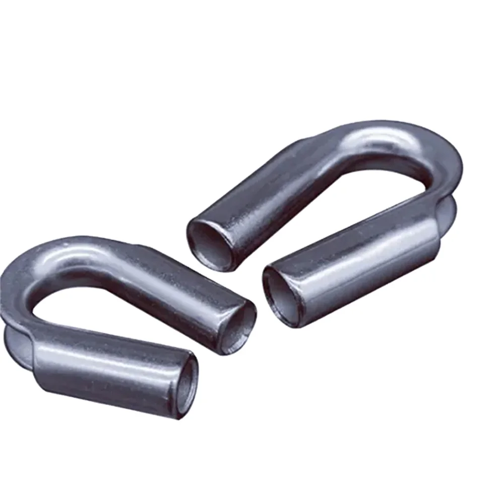 HF tube thimble with gusset tube wire rope tube thimble