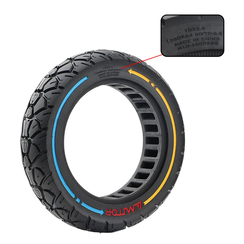 Ulip 8.5x3Inch Puncture-proof Off-road Solid Tire 8.5*3 Wear Resistant Tubeless Tyre Tricolour Line Scooter Tyres