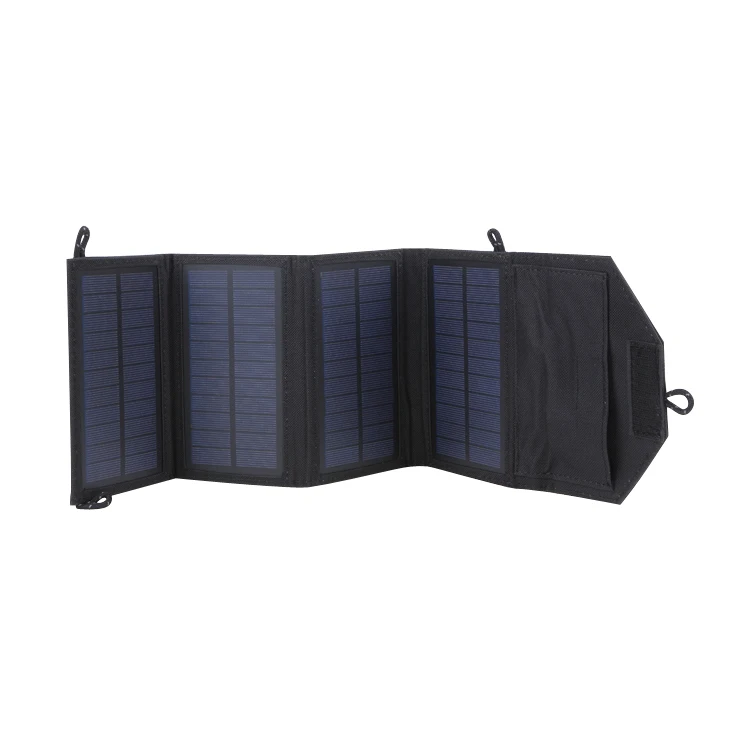 High Quality 7W Portable Brand Foldable Solar Charger Easy Installation Professional Factory  of Solar Products