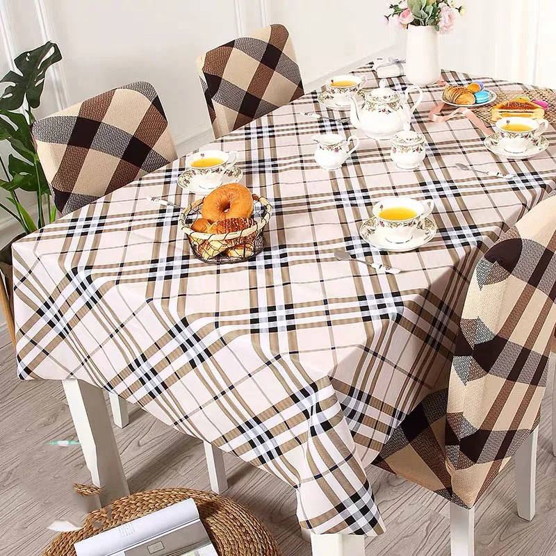 wholesale Household Hotel Biodegradable Plastic Table Cover Tablecloths Printed Disposable Dinner Table Cover