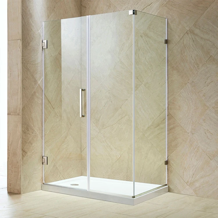 304 Stainless Steel Frameless Shower Rooms bathroom glass cabin with hinge